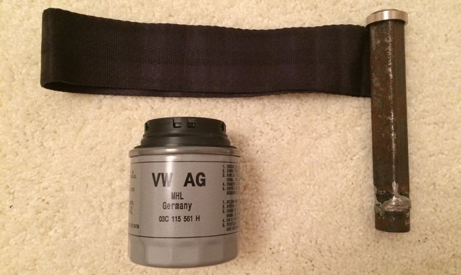 Изготовление съемника из автомобильного ремня безопасности