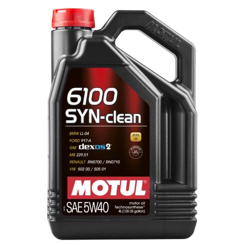 Автомобильные моторные масла серии Motul 6100