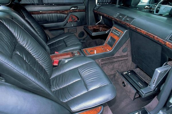 мерседес 600 кабан фото задней части салона