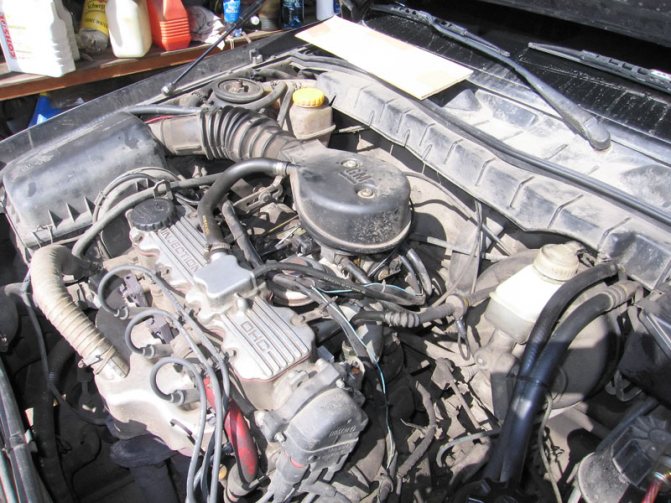 Работа двигателя Opel C18NZ