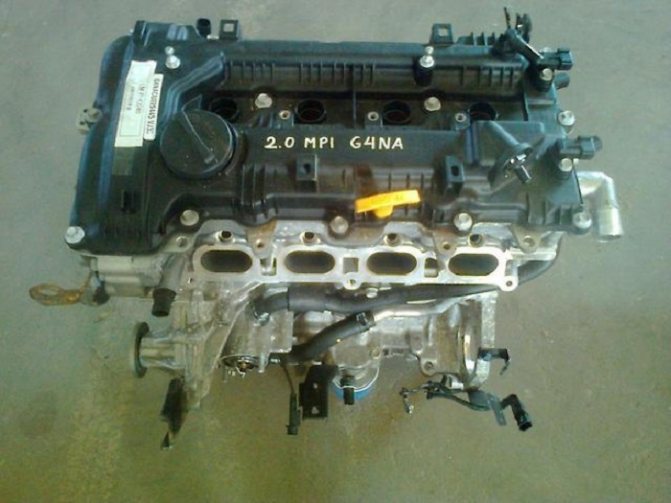 Технические характеристики G4NA 2 л/167 л. с.