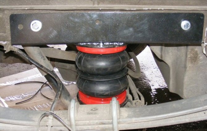 Установка пневмоподвески